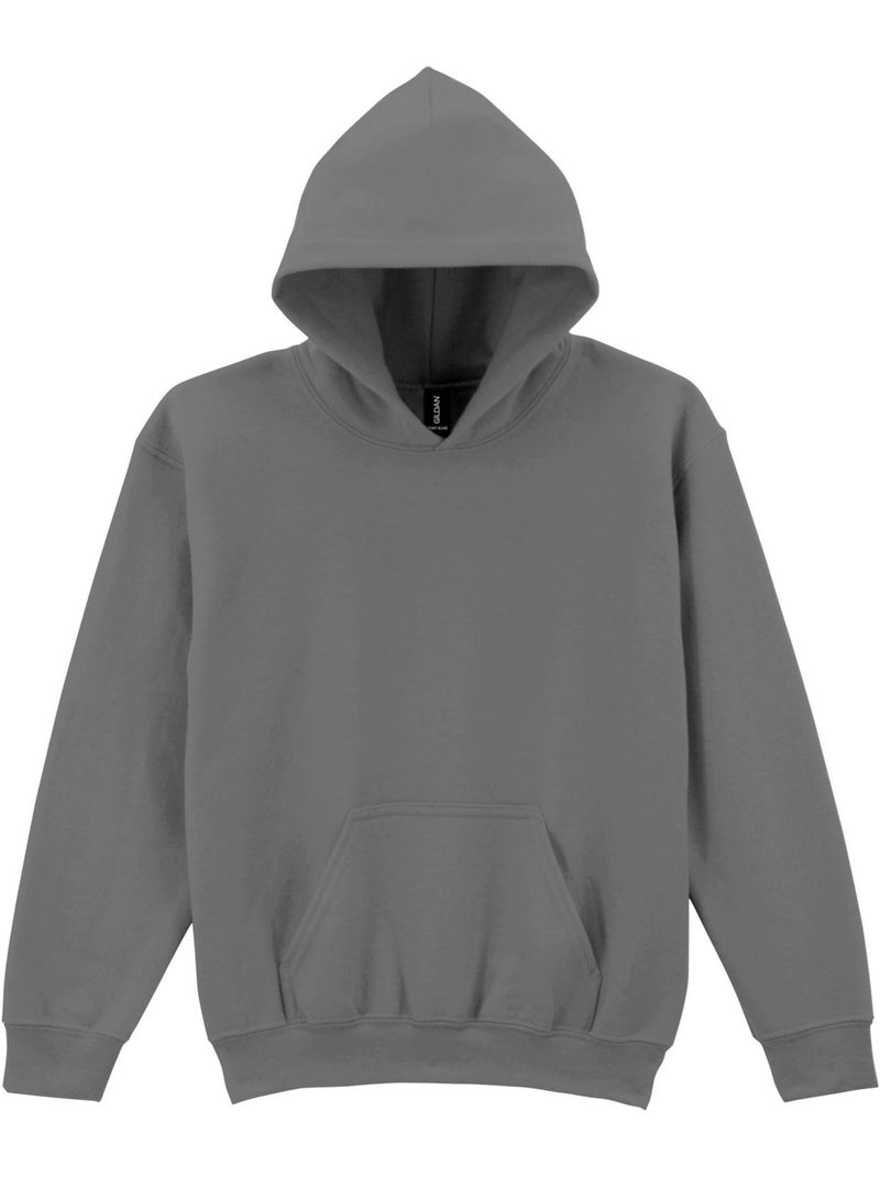 Sweat à capuche - gildan Gris moyen - Kiabi