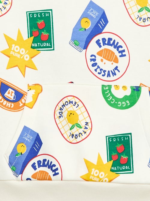 Sweat à capuche - Grafik Edition - Kiabi