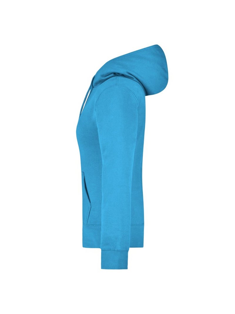 Sweat à capuche - james and nicholson Bleu marine/Turquoise - Kiabi