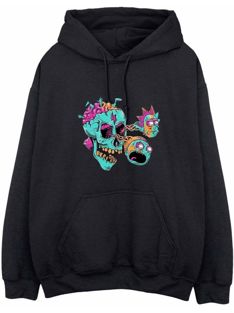Sweat à capuche - rick et morty Noir - Kiabi