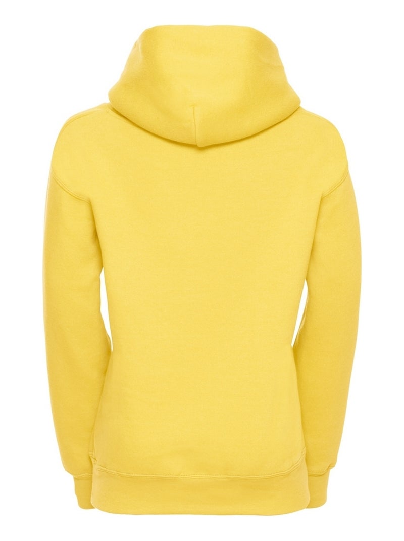 Sweat à capuche - russell Jaune - Kiabi