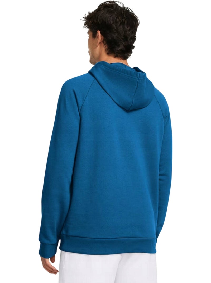 Sweat à capuche - sous armure Bleu - Kiabi