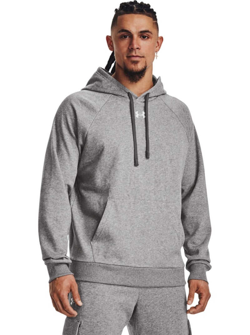 Sweat à capuche - sous armure Gris clair - Kiabi