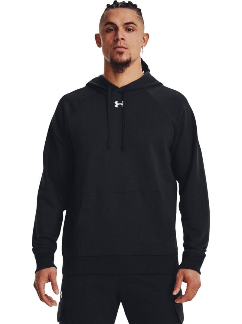 Sweat à capuche - sous armure Noir - Kiabi