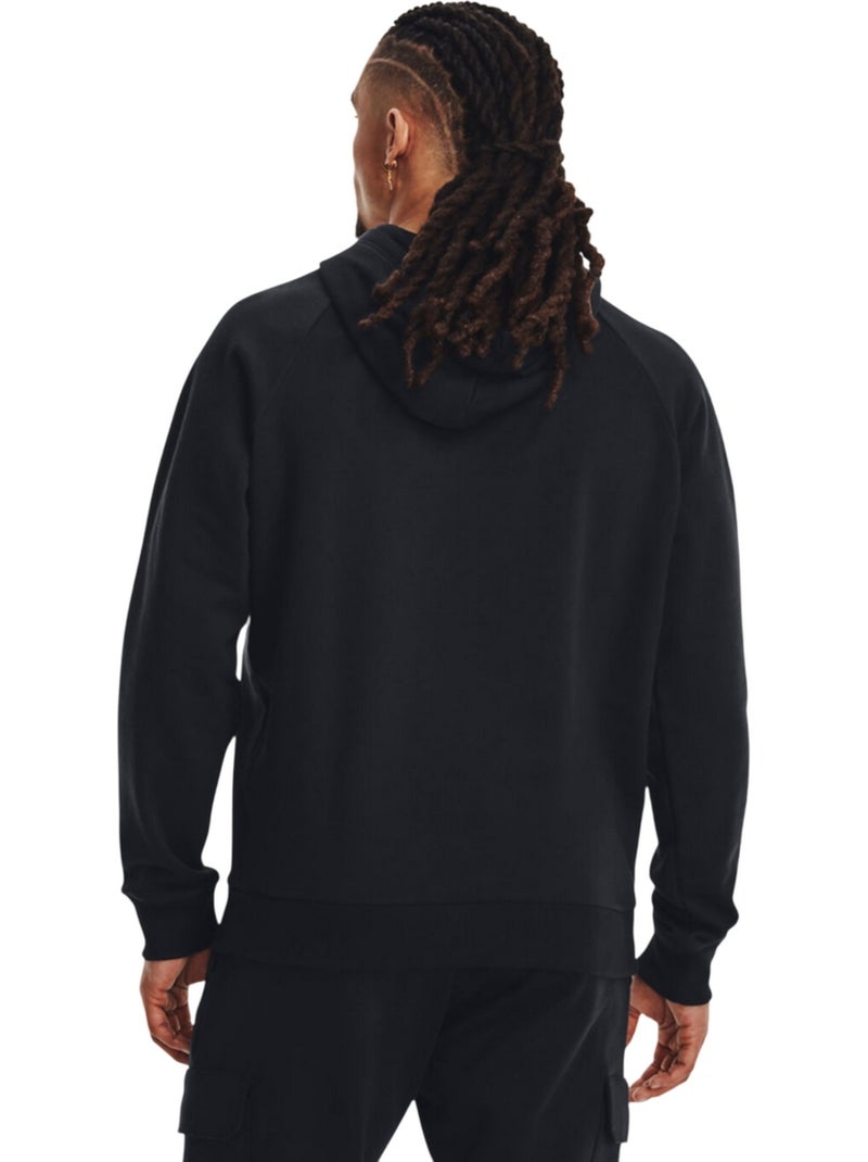 Sweat à capuche - sous armure Noir - Kiabi