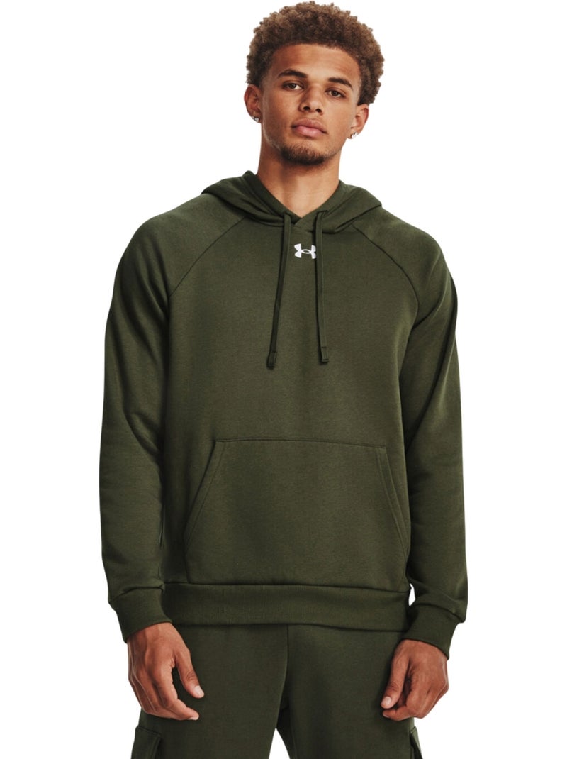 Sweat à capuche - sous armure Vert - Kiabi