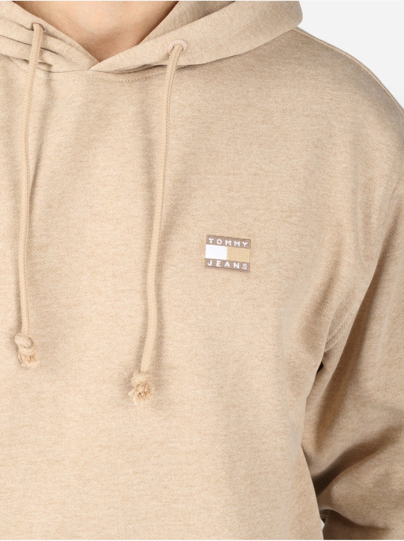 Sweat à capuche - tommy jeans Beige - Kiabi
