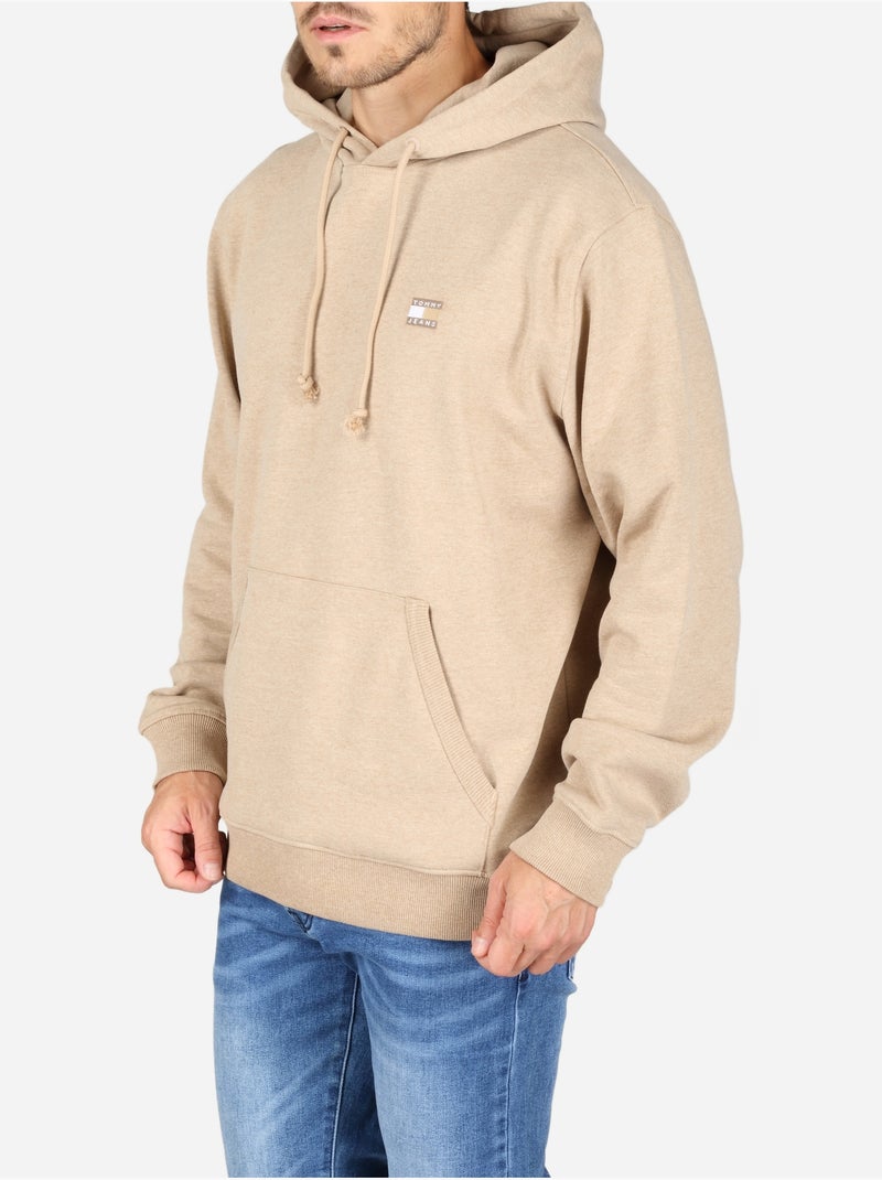 Sweat à capuche - tommy jeans Beige - Kiabi
