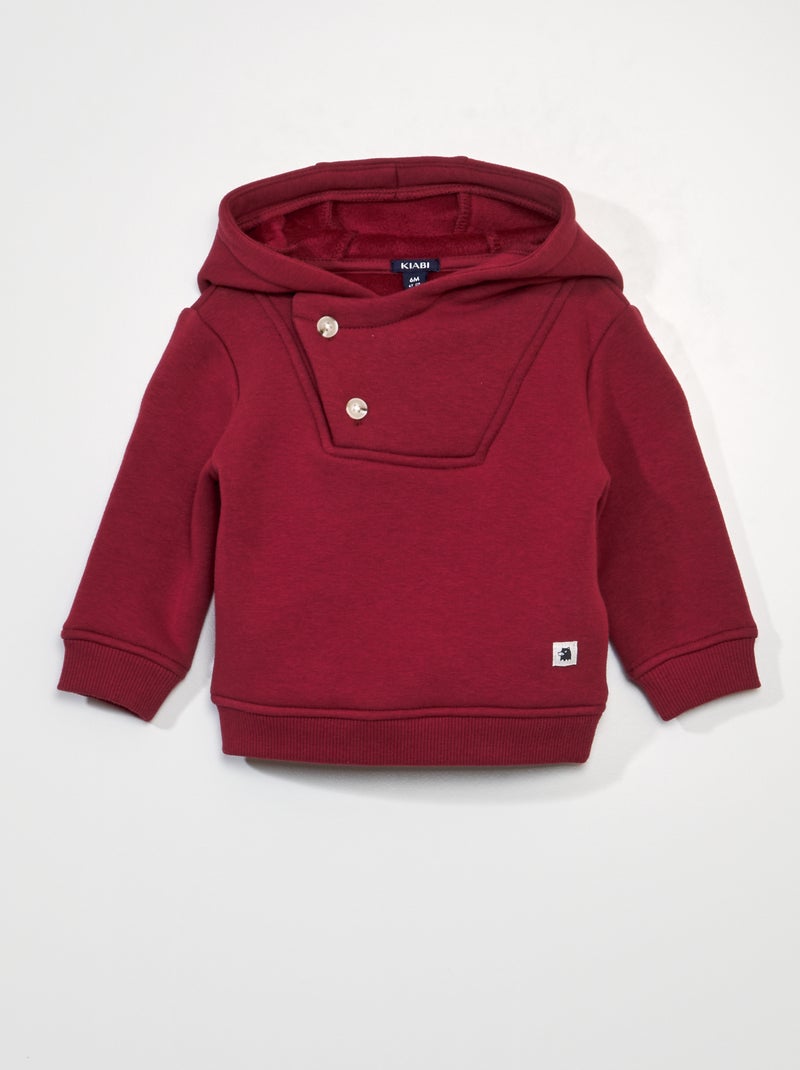 Sweat à capuche - Toujours + de douceur RHUBARB - Kiabi