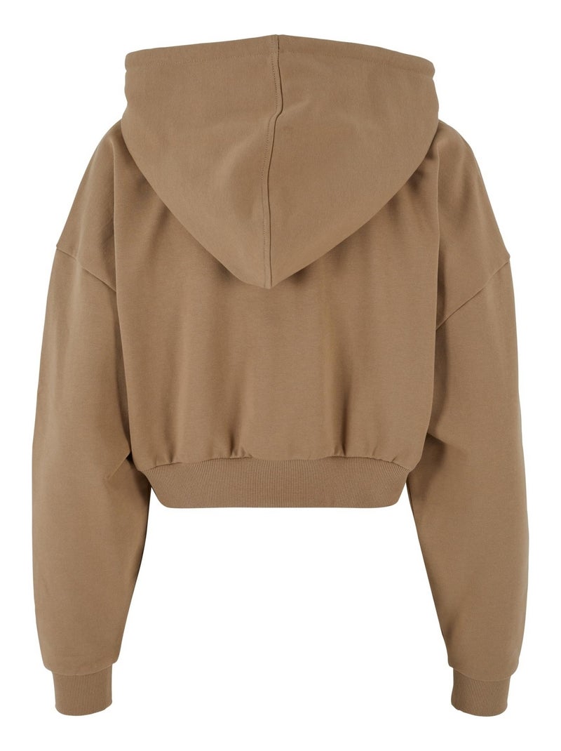 Sweat à capuche - urban classics Beige foncé - Kiabi