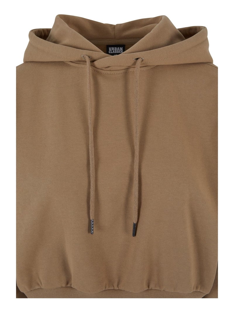 Sweat à capuche - urban classics Beige foncé - Kiabi