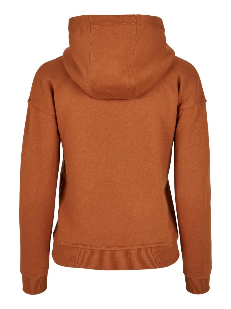 Sweat à capuche - urban classics Marron caramel - Kiabi