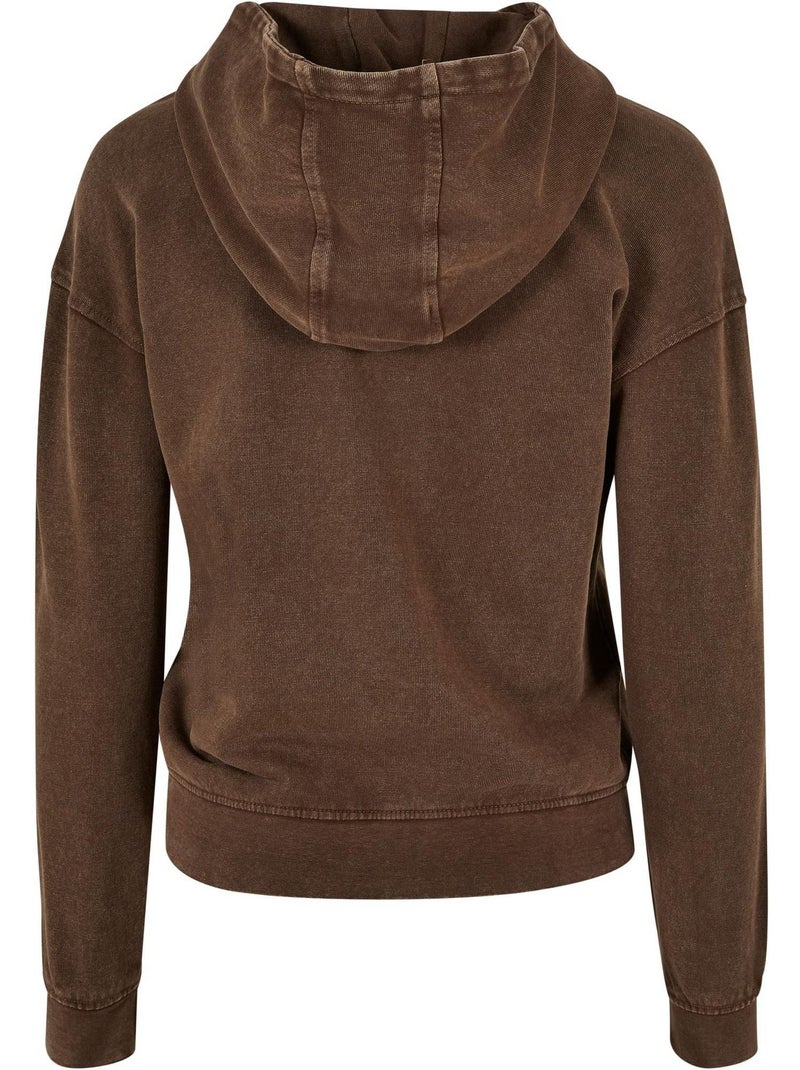 Sweat à capuche - urban classics Marron - Kiabi