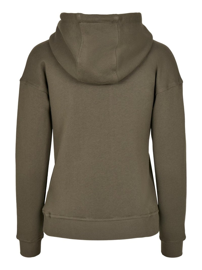 Sweat à capuche - urban classics Vert olive - Kiabi
