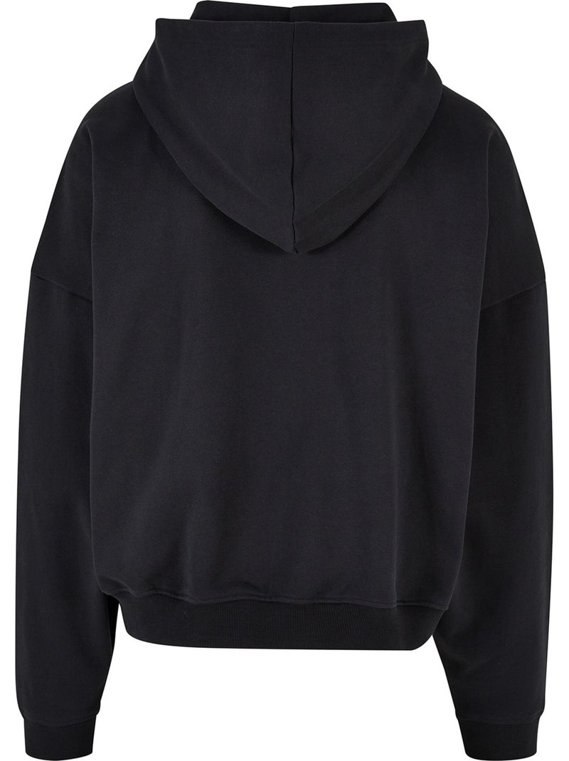 Sweat à capuche 90s - build your brand Noir - Kiabi