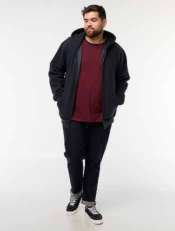 Sweat à capuche à ouverture zippée