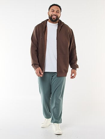 Sweat à capuche à ouverture zippée
