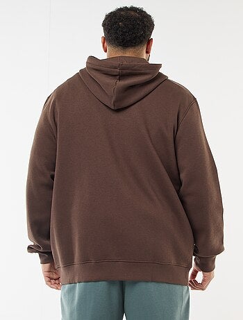 Sweat à capuche à ouverture zippée