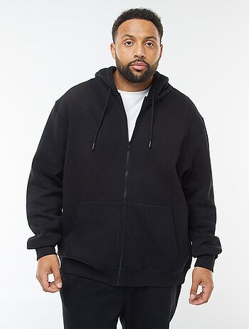Sweat à capuche à ouverture zippée