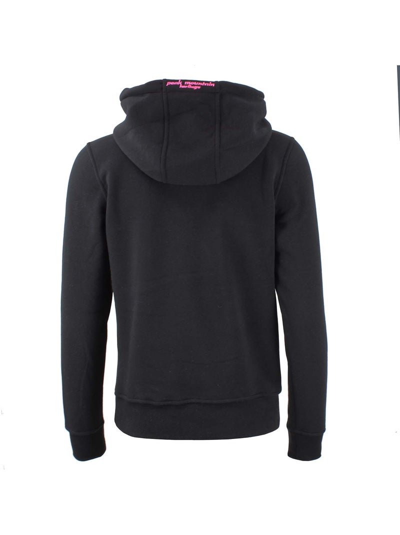Sweat à capuche   ACONOR - PEAK MOUNTAIN Noir Noir - Kiabi