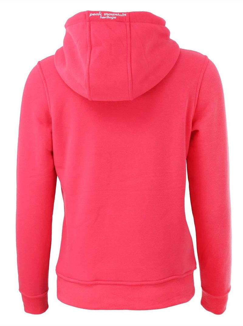 Sweat à capuche   ACONOR - PEAK MOUNTAIN Rose fushia - Kiabi