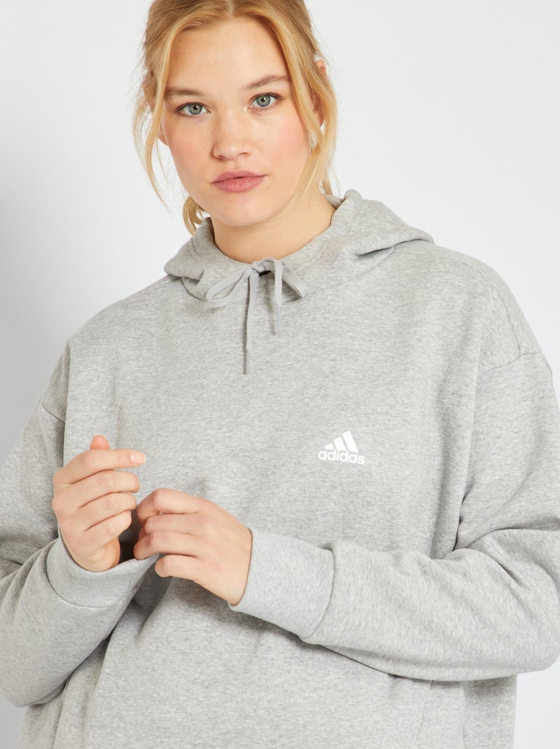 Sweat à capuche 'adidas' gris - Kiabi