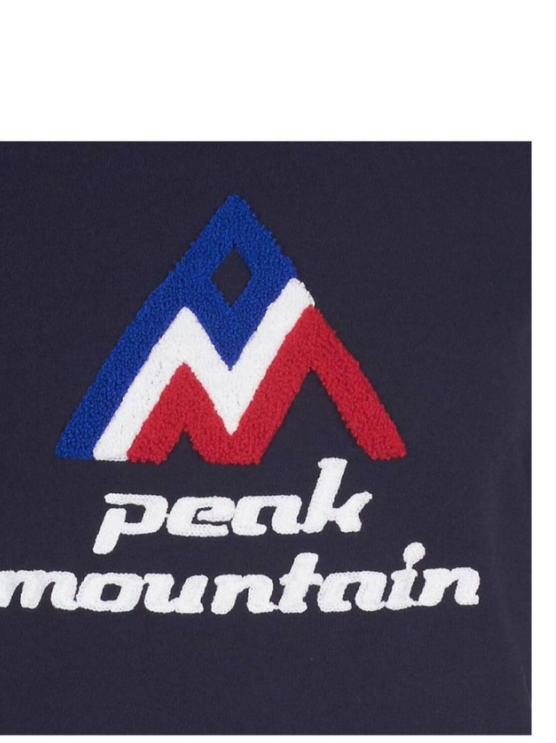 Sweat à capuche   ADRIVER - PEAK MOUNTAIN Bleu marine - Kiabi