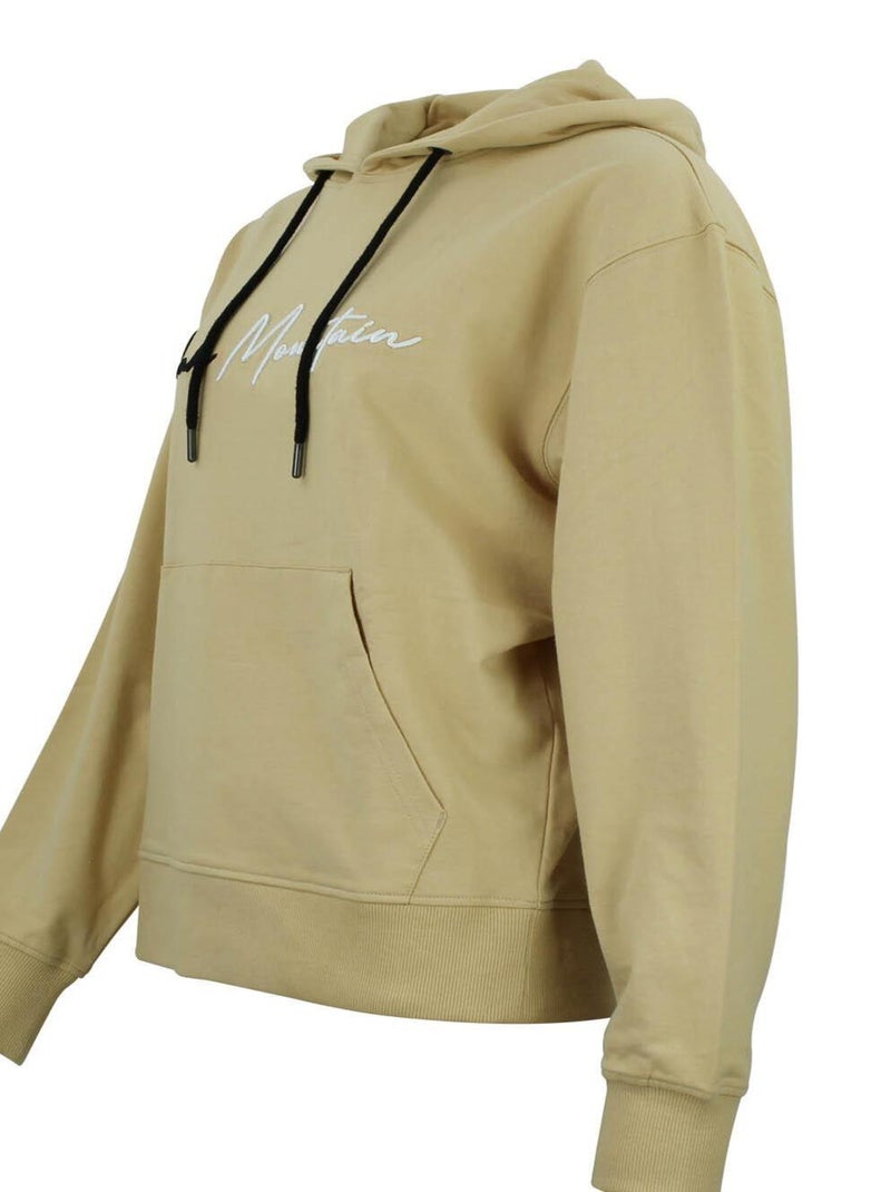 Sweat à capuche   ALAUREN - PEAK MOUNTAIN Beige - Kiabi