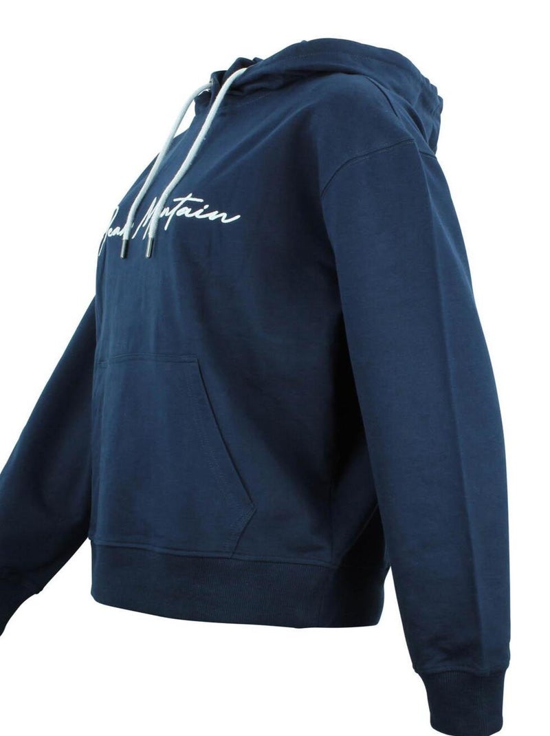 Sweat à capuche   ALAUREN - PEAK MOUNTAIN Bleu marine - Kiabi