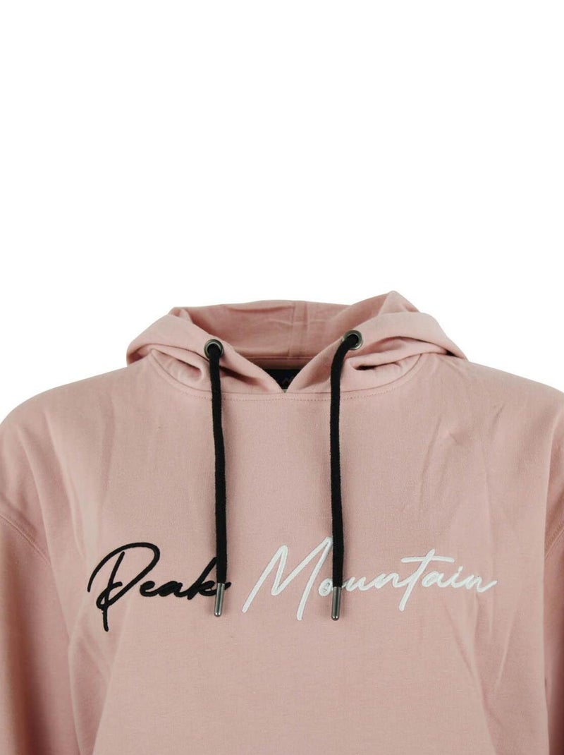 Sweat à capuche   ALAUREN - PEAK MOUNTAIN Rose - Kiabi