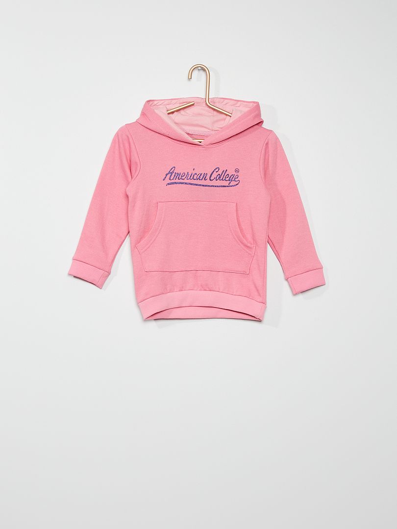 sweat asics fille rose