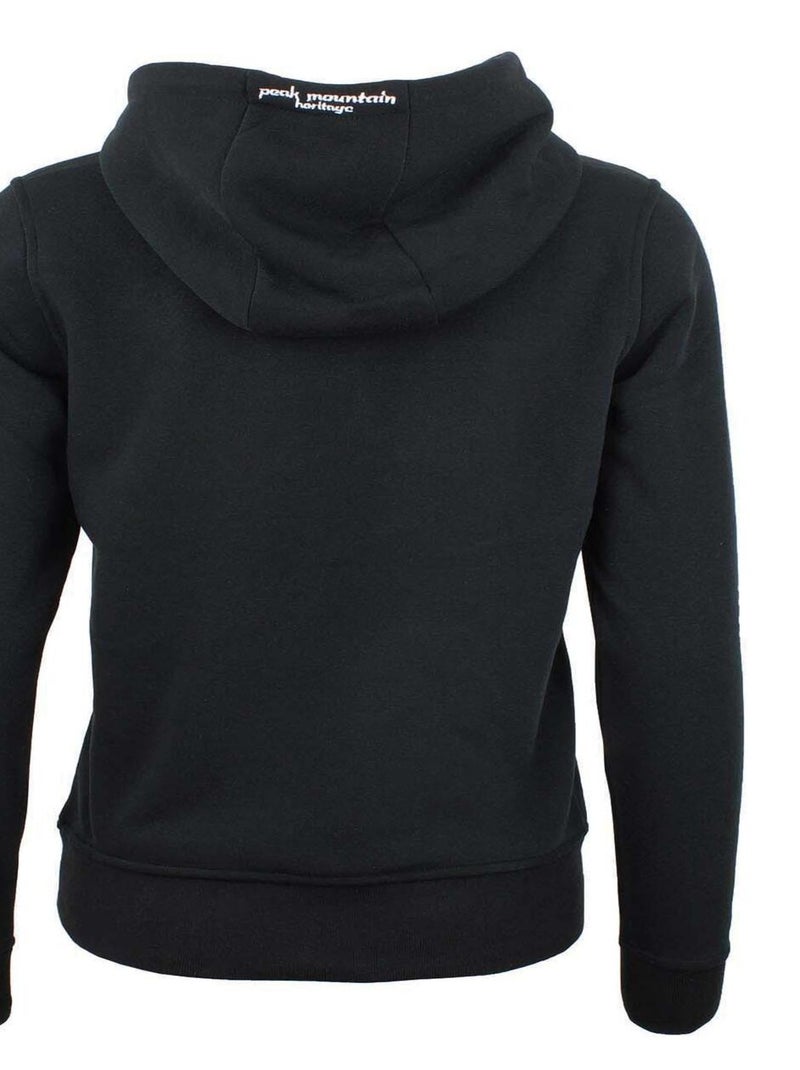 Sweat à capuche   ARENTIN - PEAK MOUNTAIN Noir Noir - Kiabi