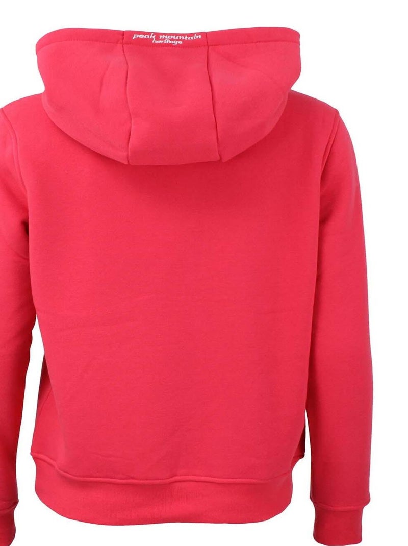 Sweat à capuche   ARENTIN - PEAK MOUNTAIN Rose fushia - Kiabi