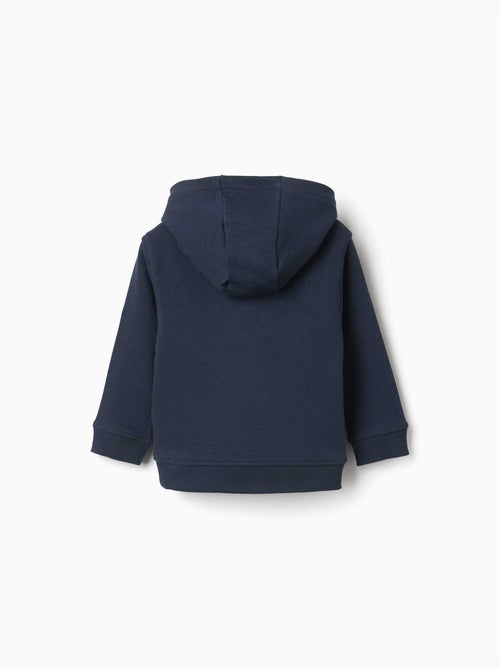 Sweat à capuche avec broderie en bouclettes ZY - Kiabi Sweat à capuche avec broderie en bouclettes ZY - Kiabi