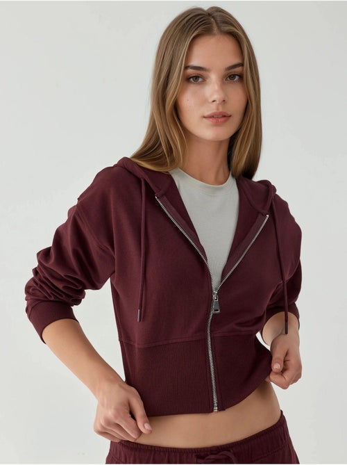 Sweat à capuche avec fermeture éclair hiccup - Kiabi