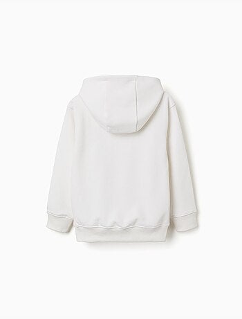 Sweat à capuche avec imprimé en relief ZY