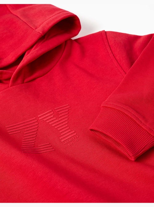 Sweat à capuche avec imprimé en relief ZY - Kiabi Sweat à capuche avec imprimé en relief ZY - Kiabi