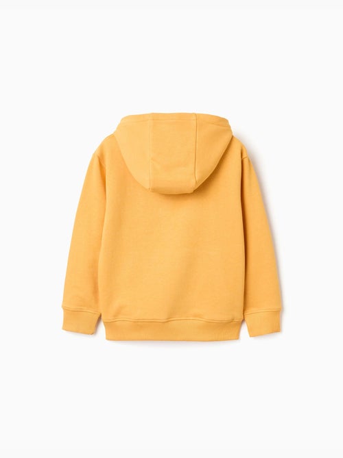 Sweat à capuche avec imprimé et poche à l'avant - Kiabi