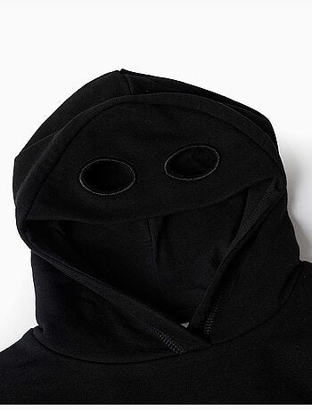 Sweat à capuche avec imprimé qui brille dans le noir