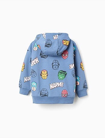 Sweat à capuche avec motif super-héros Marvel