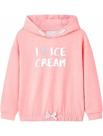Sweat à capuche avec nœud en bas - vidaxl