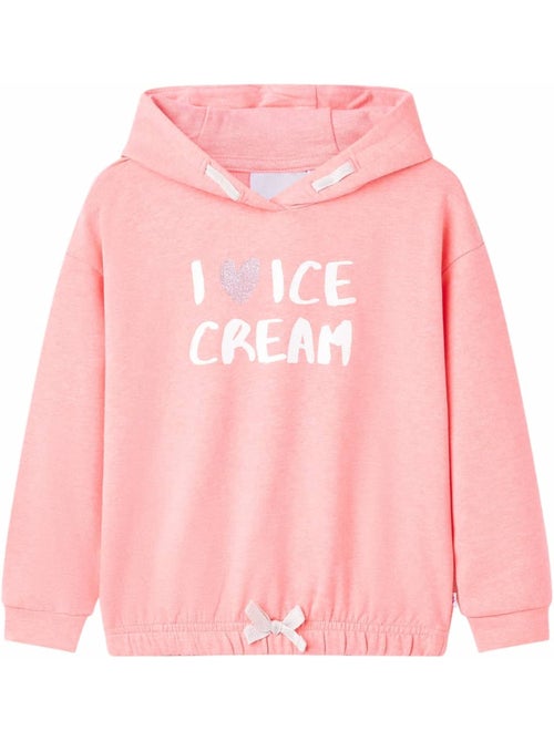 Sweat à capuche avec nœud en bas - vidaxl - Kiabi