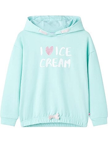 Sweat à capuche avec nœud en bas - vidaxl