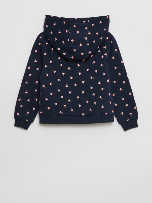 Sweat à capuche avec ouverture zippée et aimantée - collection facile à enfiler - Kiabi