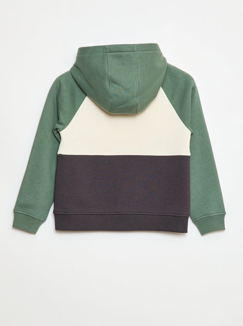 Sweat à capuche avec poche à rabat - So Easy - Kiabi