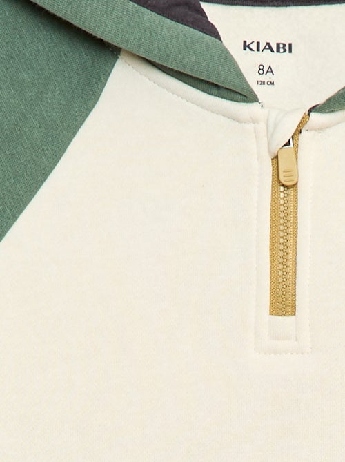 Sweat à capuche avec poche à rabat - So Easy - Kiabi