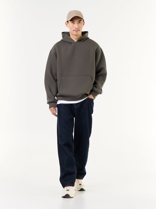 Sweat à capuche avec poche kangourou - Kiabi Sweat à capuche avec poche kangourou - Kiabi