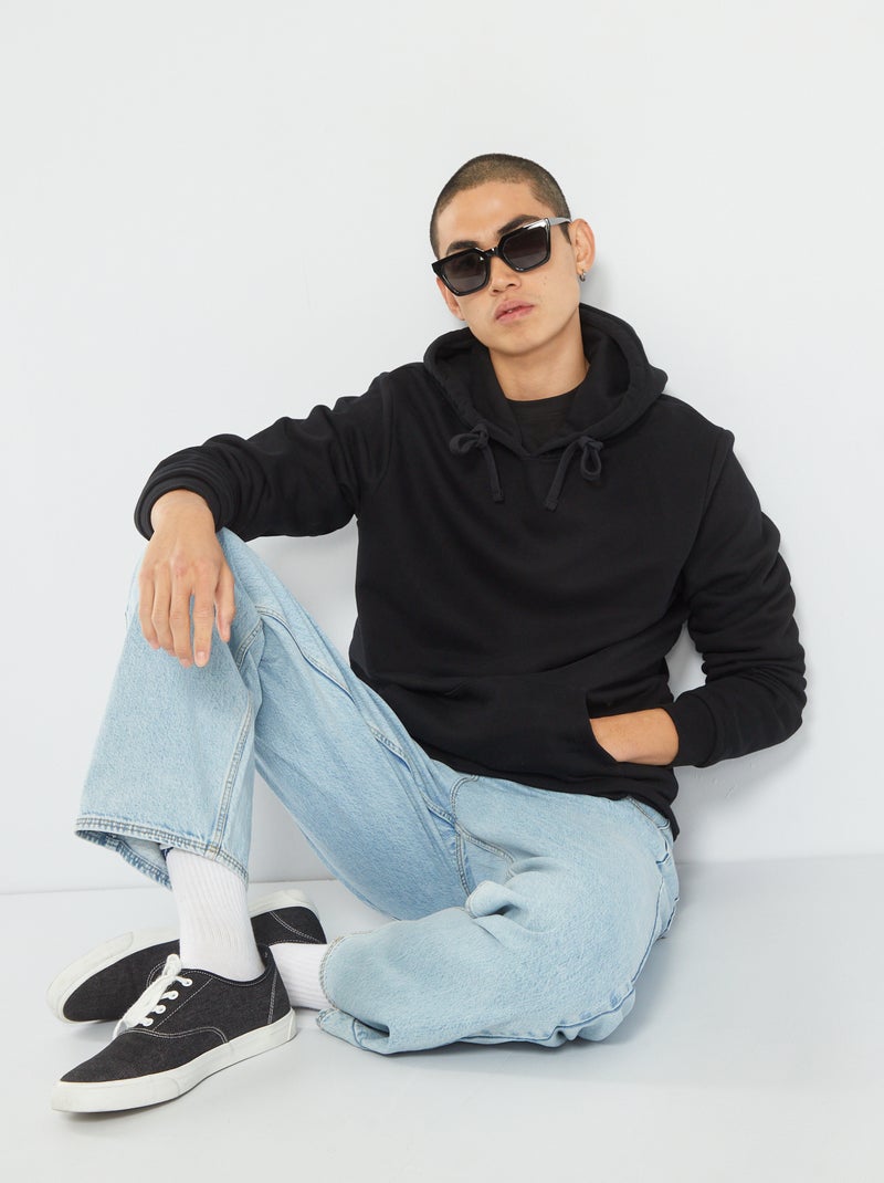 Sweat à Capuche Wednesday Addams - Licence Officielle, Unisexe, Poche Kangourou, Taille Small