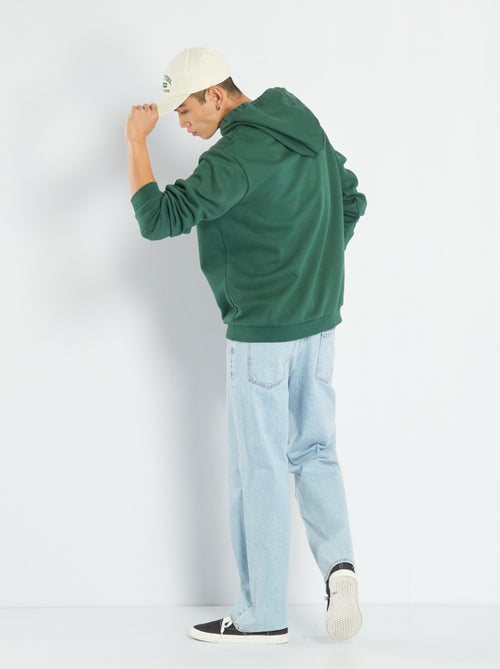 Sweat à capuche avec poche kangourou - Kiabi