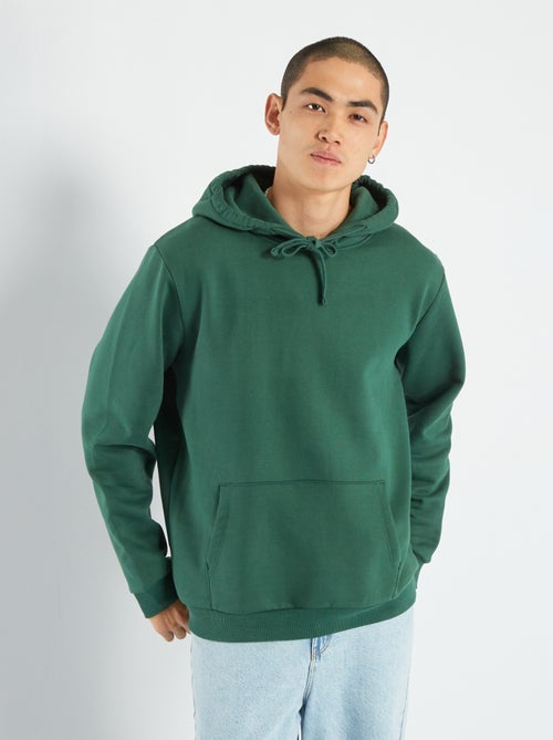 Sweat à capuche avec poche kangourou - Kiabi